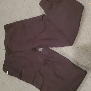 Boys size small black flame head skate pants